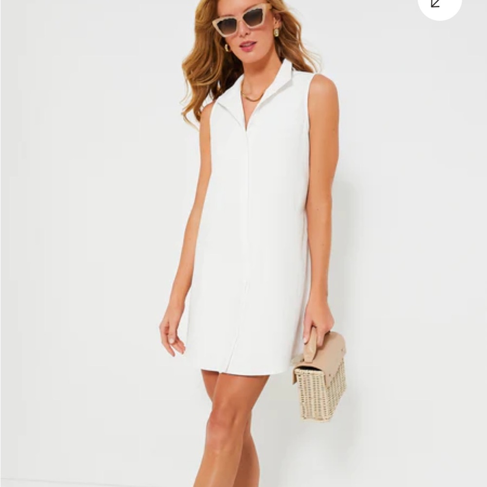 Sleeveless Tuckernuck White Dress